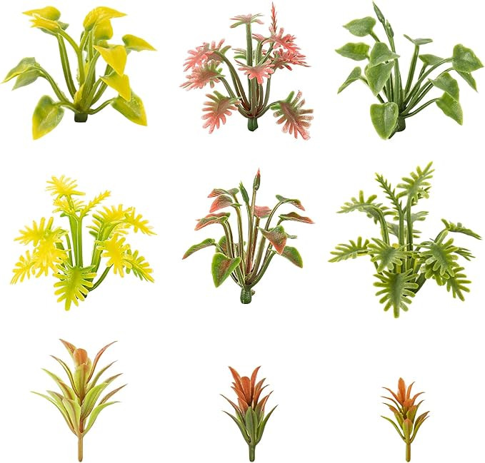 90 Pcs Mixed Model Plants Miniature Plants Mini Model Trees Green Shrubs Bush Model for Train Sce... | Amazon (US)