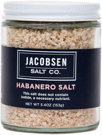 Jacobsen Salt Co. Infused Sea Salt, Habanero, 5 oz | Amazon (US)