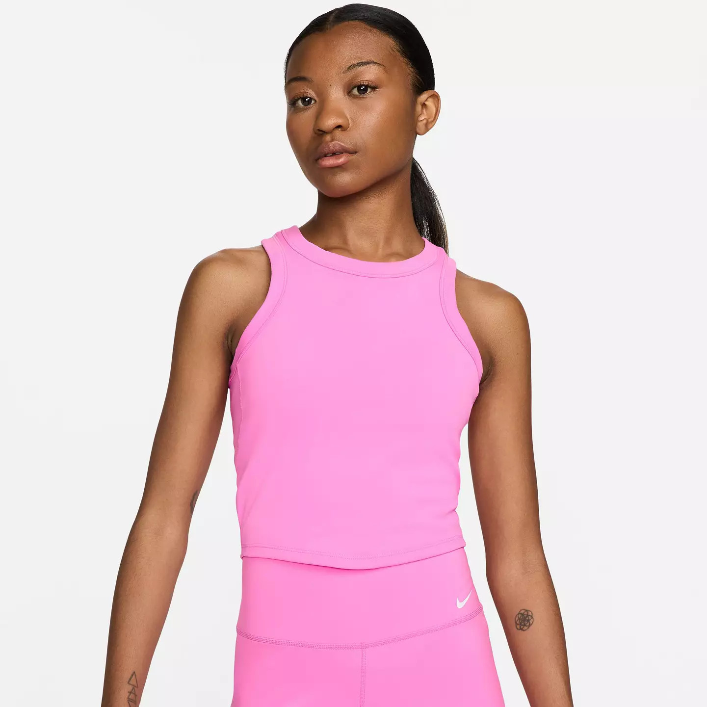 Nike Women's One Fitted Dri-FIT Cropped Tank Top | DICK'S Sporting Goods