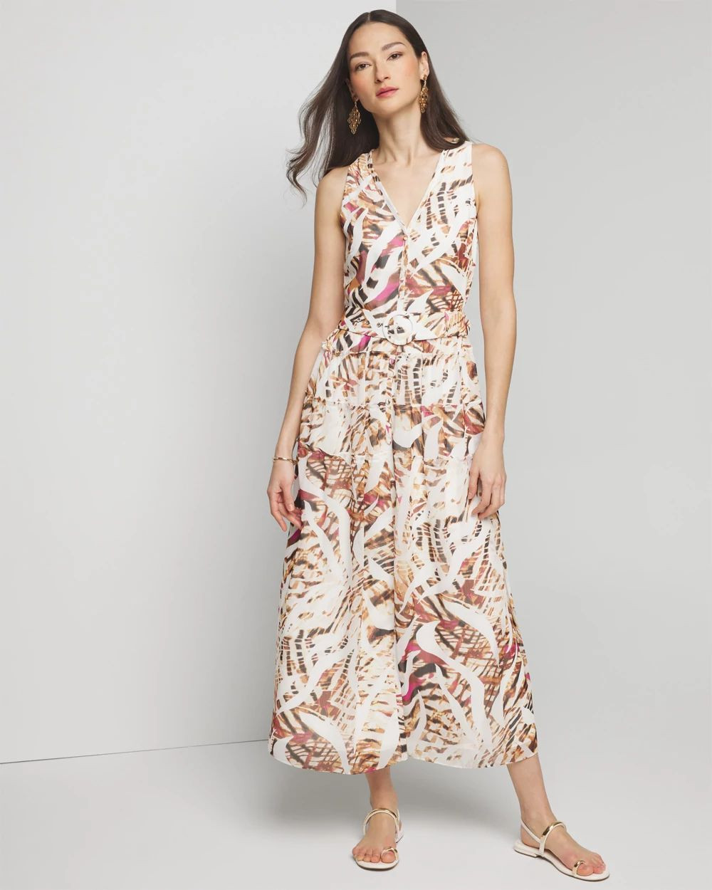 Sleeveless Midi Shirtdress | White House Black Market