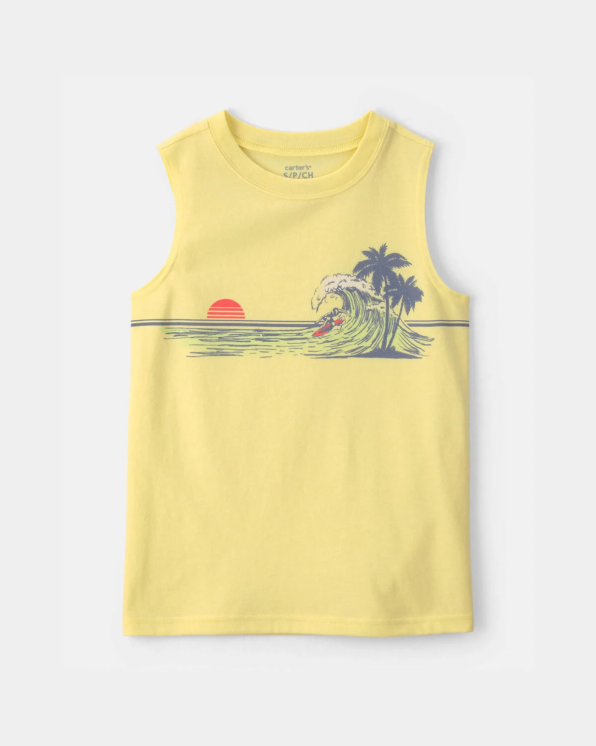Boys Beach Graphic Tank - Yellow | Carter's Inc