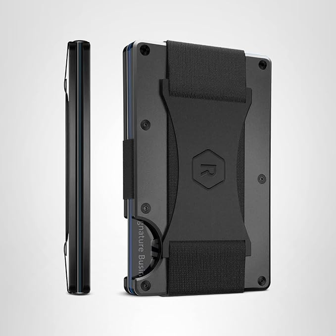 Ridge Wallet for Men - Slim Minimalist Compact Wallet and Card Holder, RFID Protected Front Pocke... | Amazon (US)