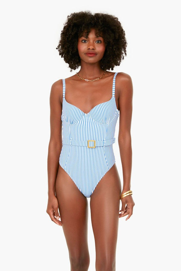 Blue Jean and White Danielle One Piece | WeWoreWhat | Tuckernuck (US)