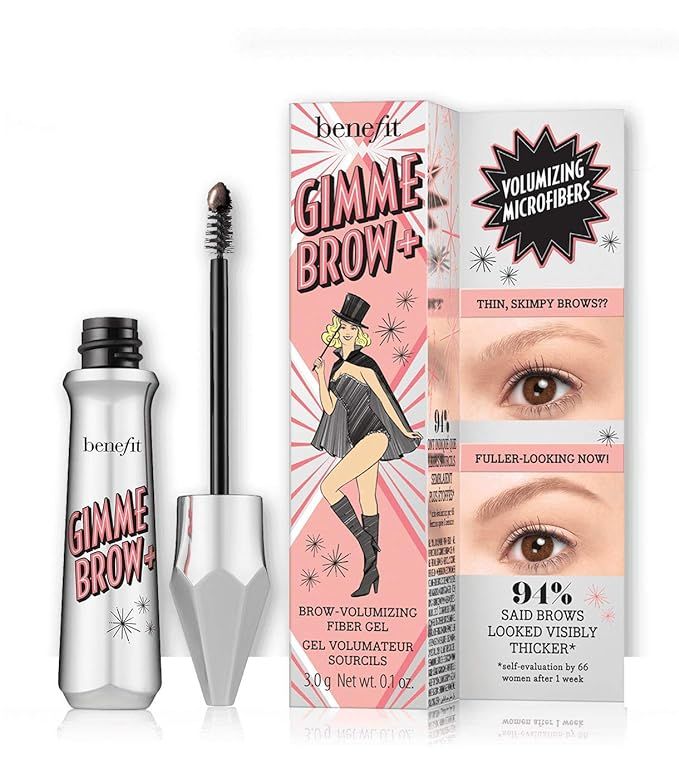 Benefit Cosmetics Gimme Brow + Volumizing Eyebrow Gel, 4.5 - Neutral deep brown, 1 Count | Amazon (US)