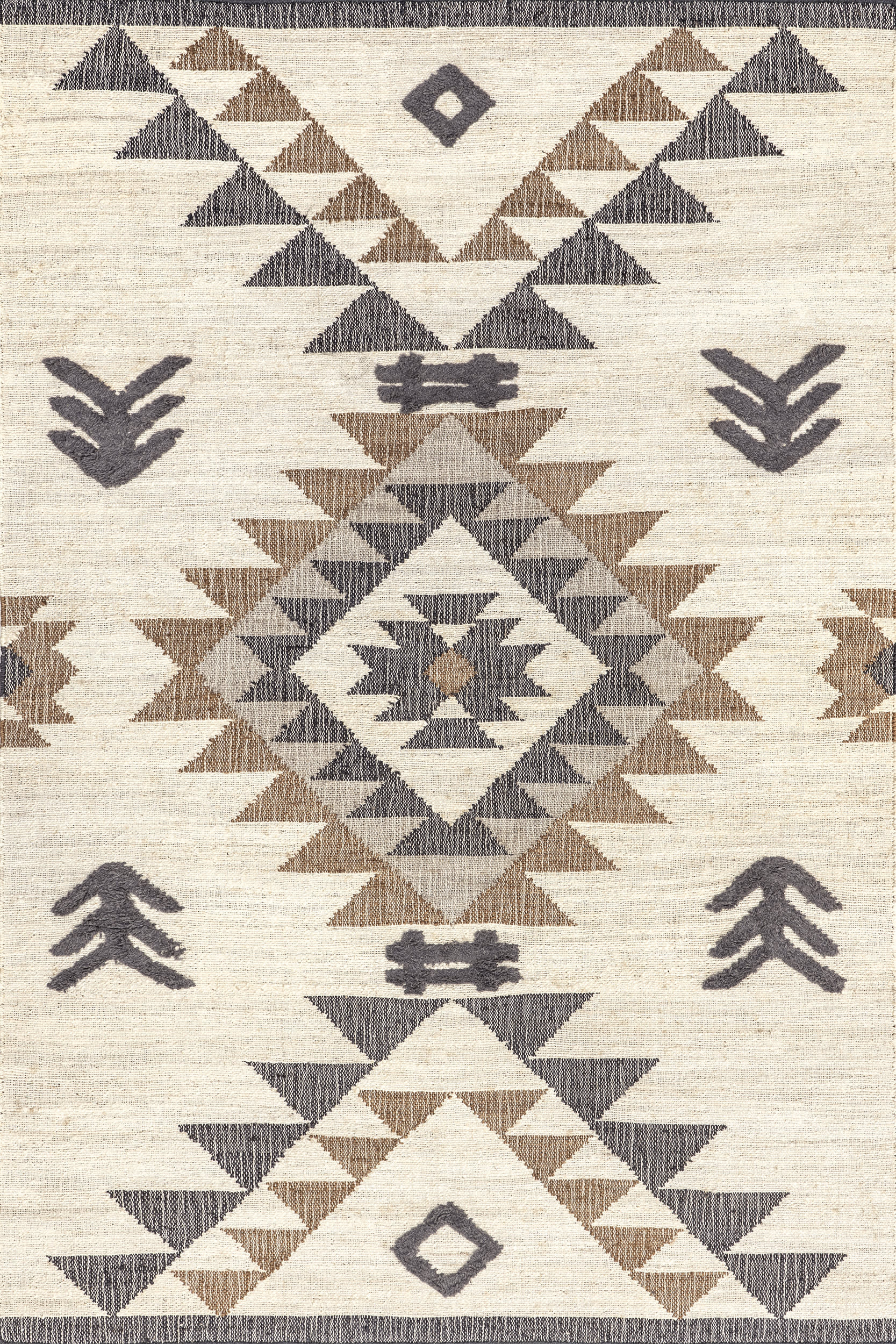 Natural Edina Southwestern Valley Peaks 9' 6" x 13' 6" rug | Rugs USA