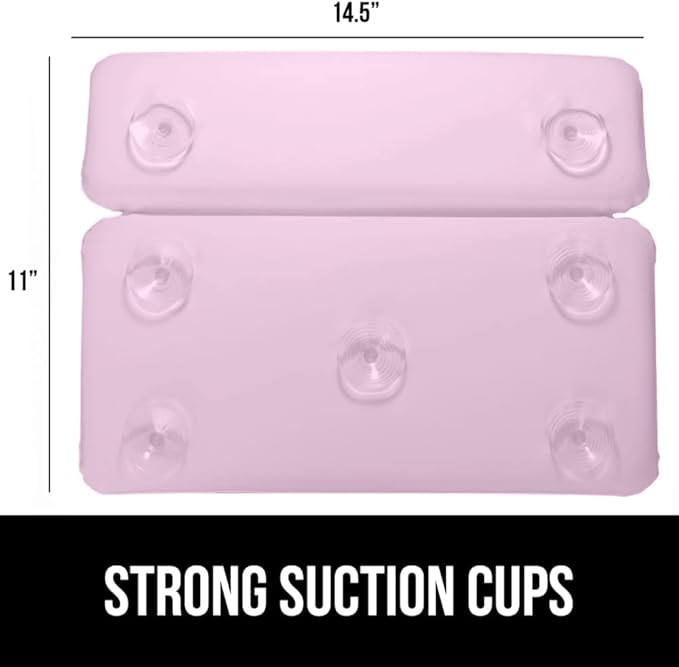 Gorilla Grip Bath Pillow for Tub, Comfortable Bathtub Pillows for Neck Head and Back Support, Str... | Amazon (US)