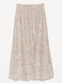 High-Waisted Sequin Maxi Skirt | Old Navy (US)