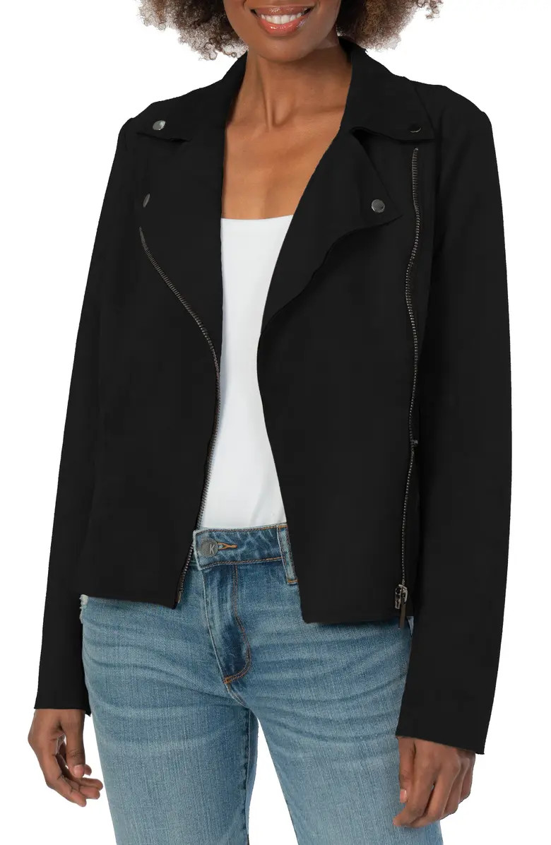 Milana Faux Suede Moto Jacket | Nordstrom