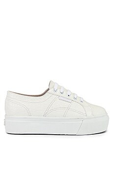 Superga 2790 SYNTCROCODILEW Sneaker in White Croc from Revolve.com | Revolve Clothing (Global)