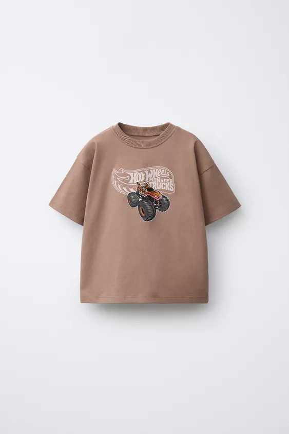 MONSTER TRUCK HOT WHEELS™ MATTEL PRINT T-SHIRT | Zara US