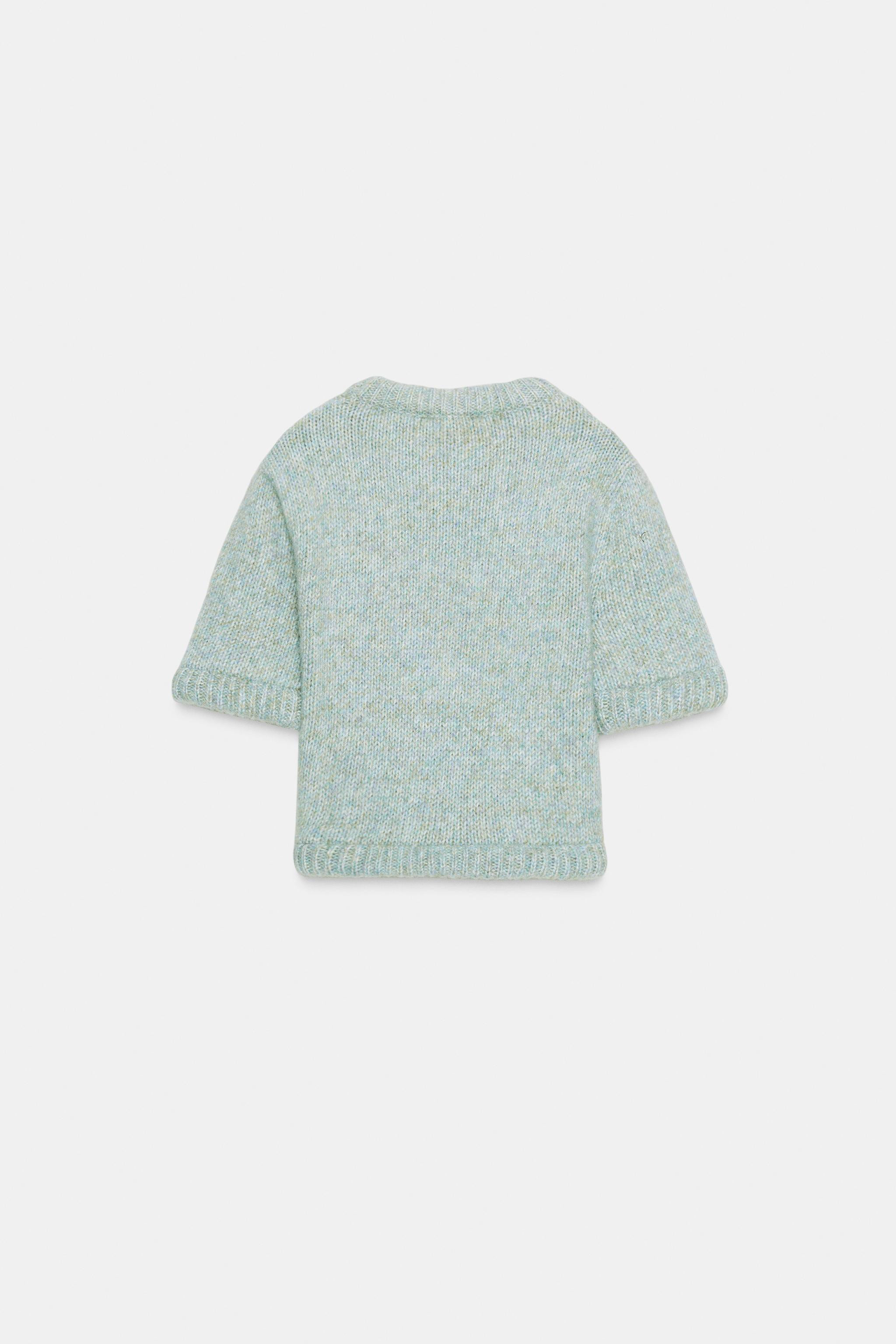 SHORT SLEEVE KNIT JUMPER | Zara US