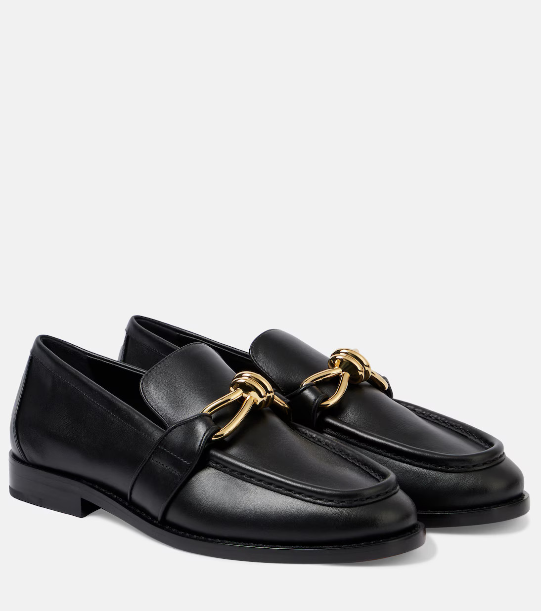 Astaire Knot leather loafers | Mytheresa (UK)
