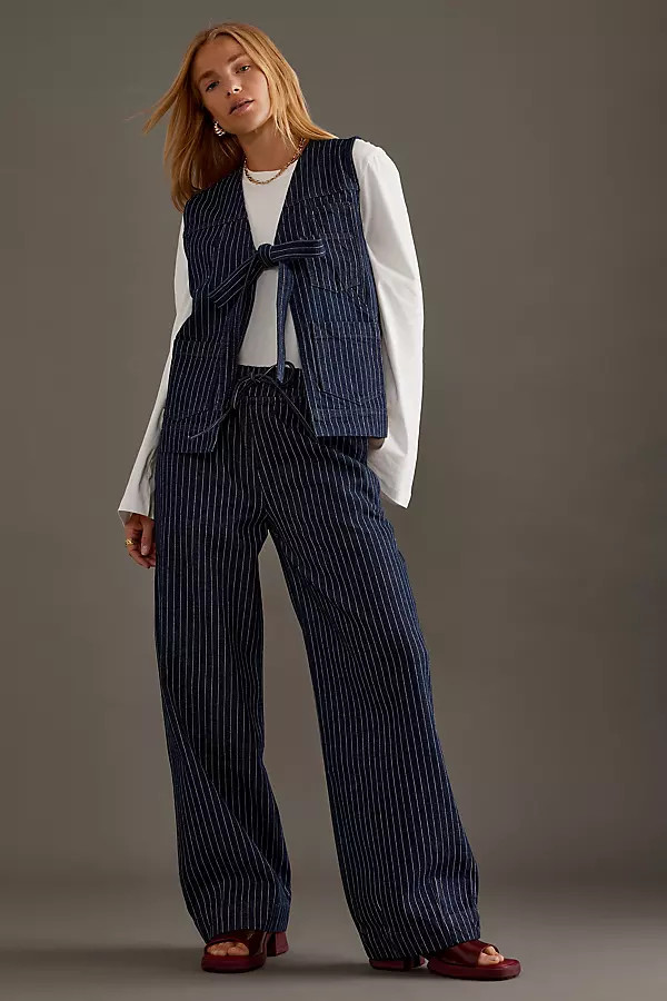 Damson Madder Rafe Wide-Leg Jeans | Anthropologie (UK)