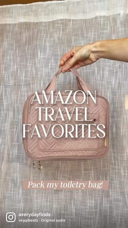 Amazon toiletry travel bag, as seen on IG. Shop these amazon travel must haves. 

#LTKtravel #LTKitbag #LTKunder50