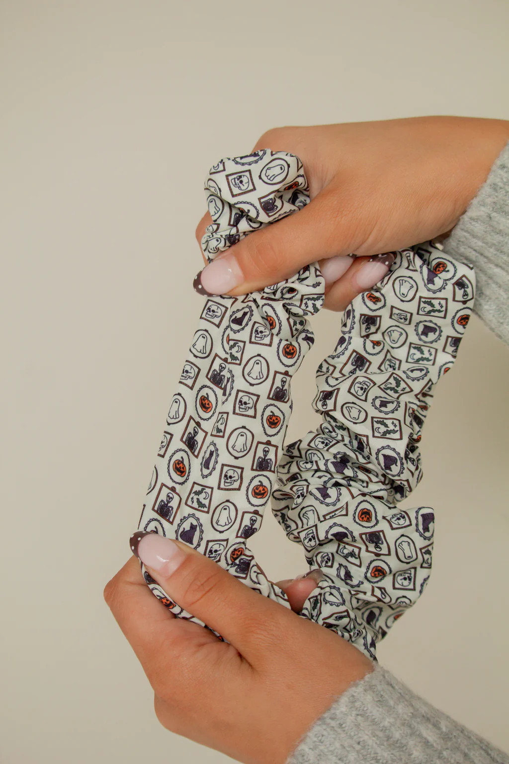 Halloween Stamps Jumbo Scrunchie | Shop Andi