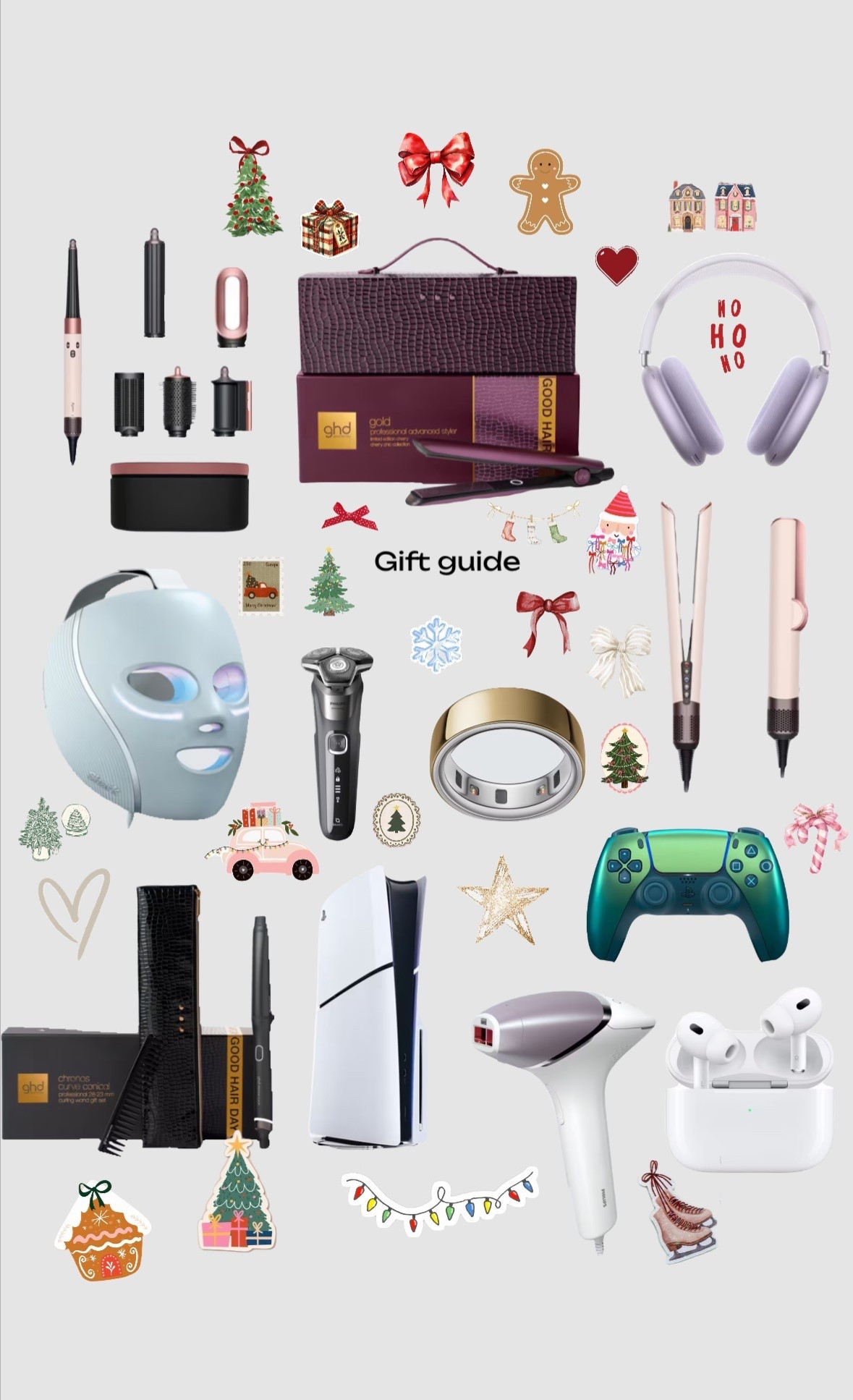 Christmas Electrical & Tech Gift Guide 🎄♥️

• gifts for her gifts for him hair tools straightners hair dryer Dyson airwrap curling tong gift set oura fitness ring PlayStation 5 console  controller cyber week Black Friday sales price match deals led face mask AirPods earphones shaver hair laser removal beauty gifts for mum sister wife husband boyfriend brother dad •



#LTKgiftguide #LTKCyberWeek #LTKfestive
