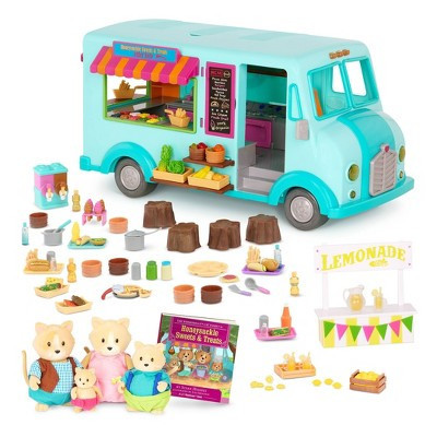 Li'l Woodzeez Food Truck and Figurines Deluxe Playset: 107-Piece Toy Vehicle Set with Accessories | Target