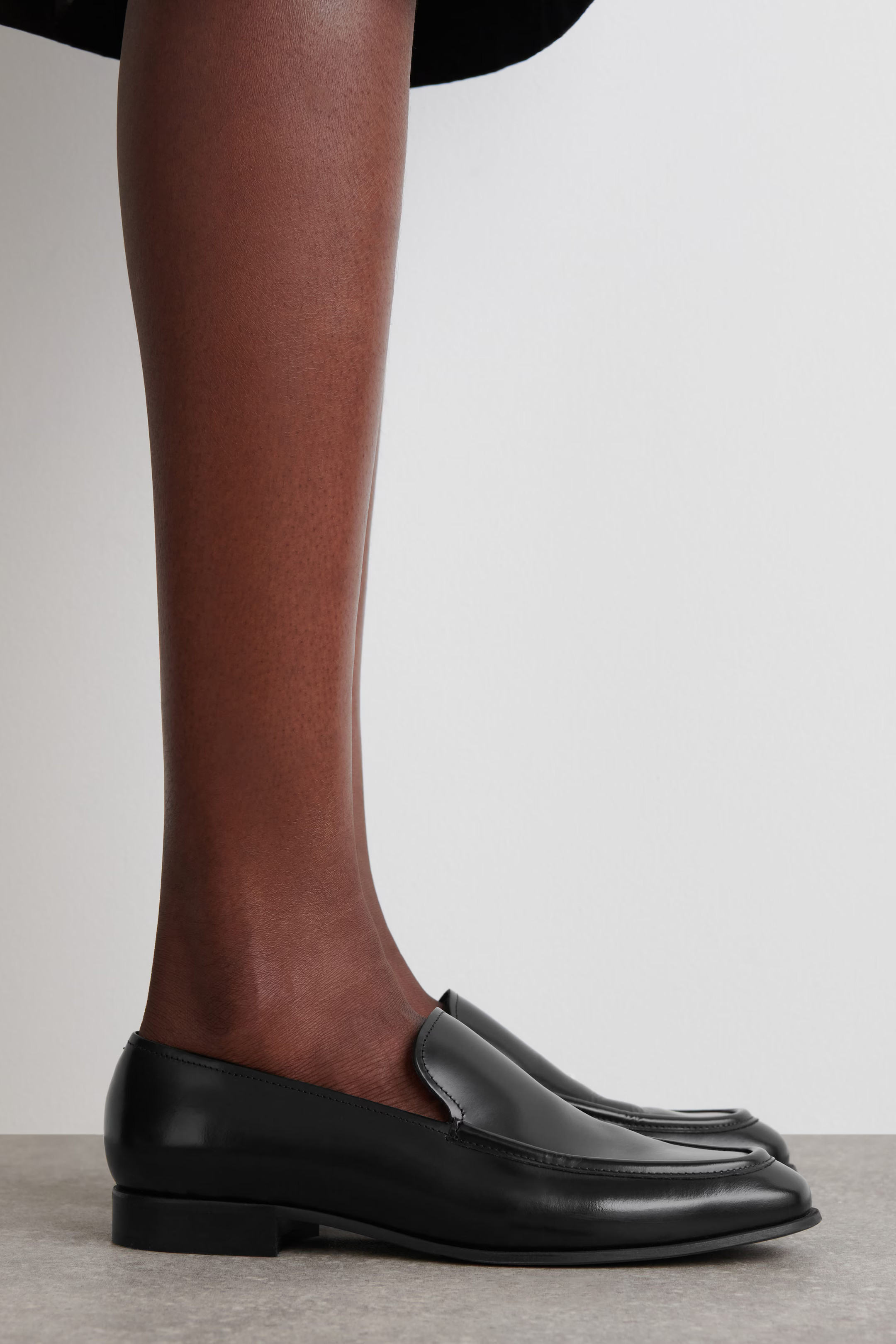 POLISHED-LEATHER LOAFERS - BLACK | COS US | COS (EU)