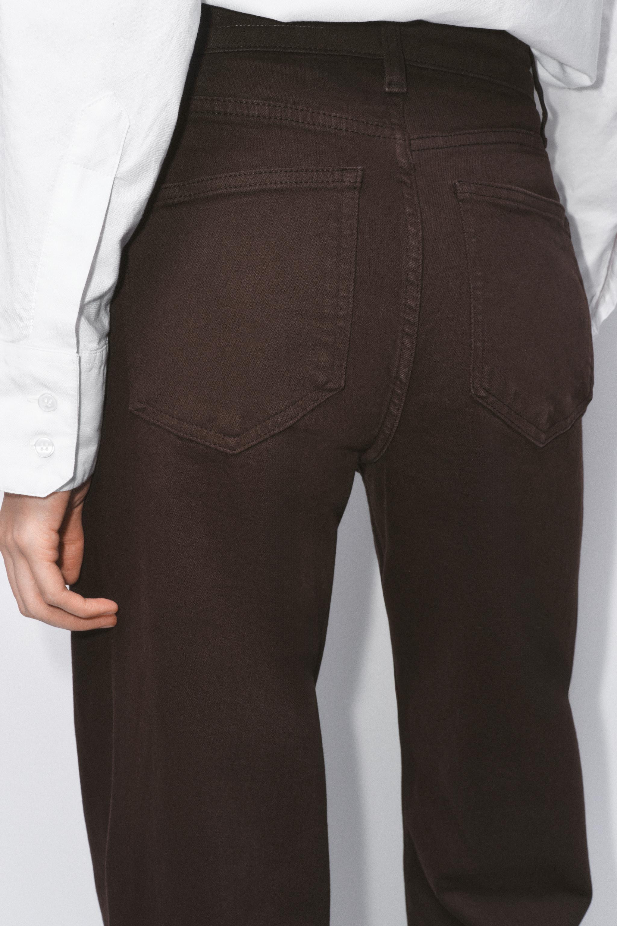 ZW COLLECTION HIGH-WAIST WIDE LEG JEANS | Zara US