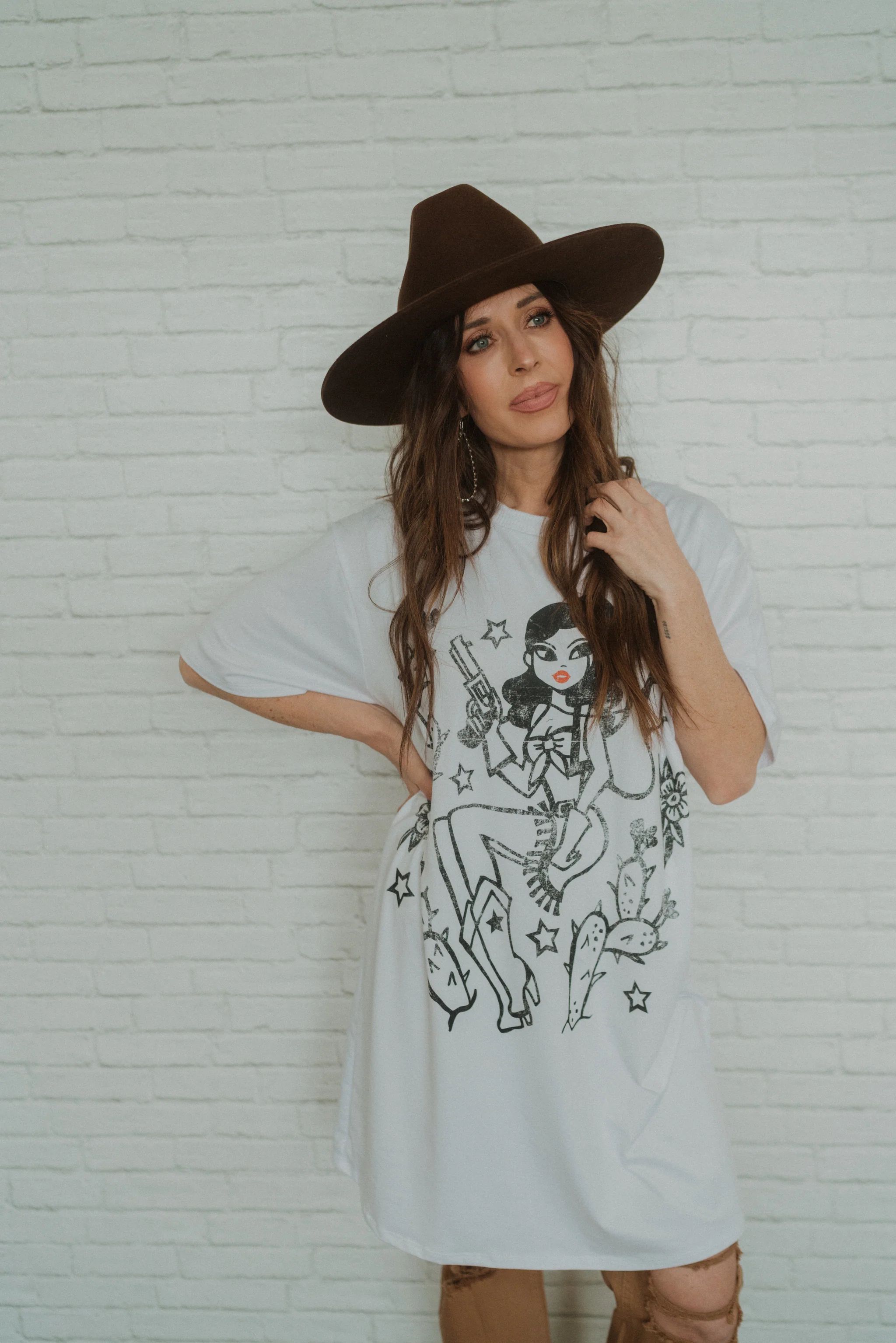 Desert Cowgirl T-Shirt | Goldie Lew Jewelry