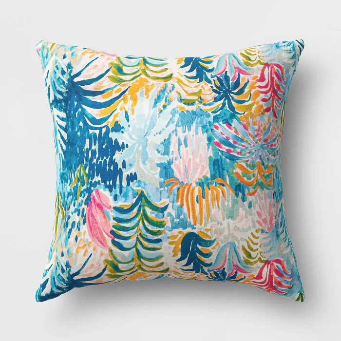 Palm Bird Reversible Throw Pillow - Opalhouse™ | Target