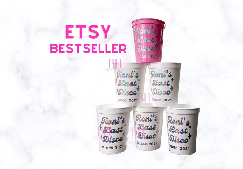 Personalized Party Cups Custom Bachelorette Party Cups | Etsy | Etsy (US)