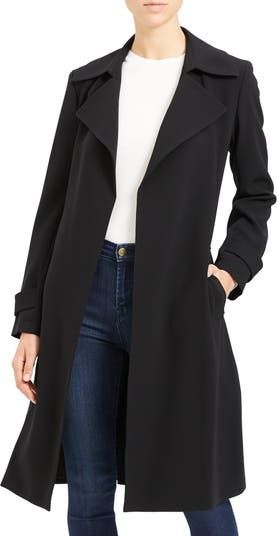 Theory Oaklane Admiral Crepe Trench Coat | Nordstrom | Nordstrom