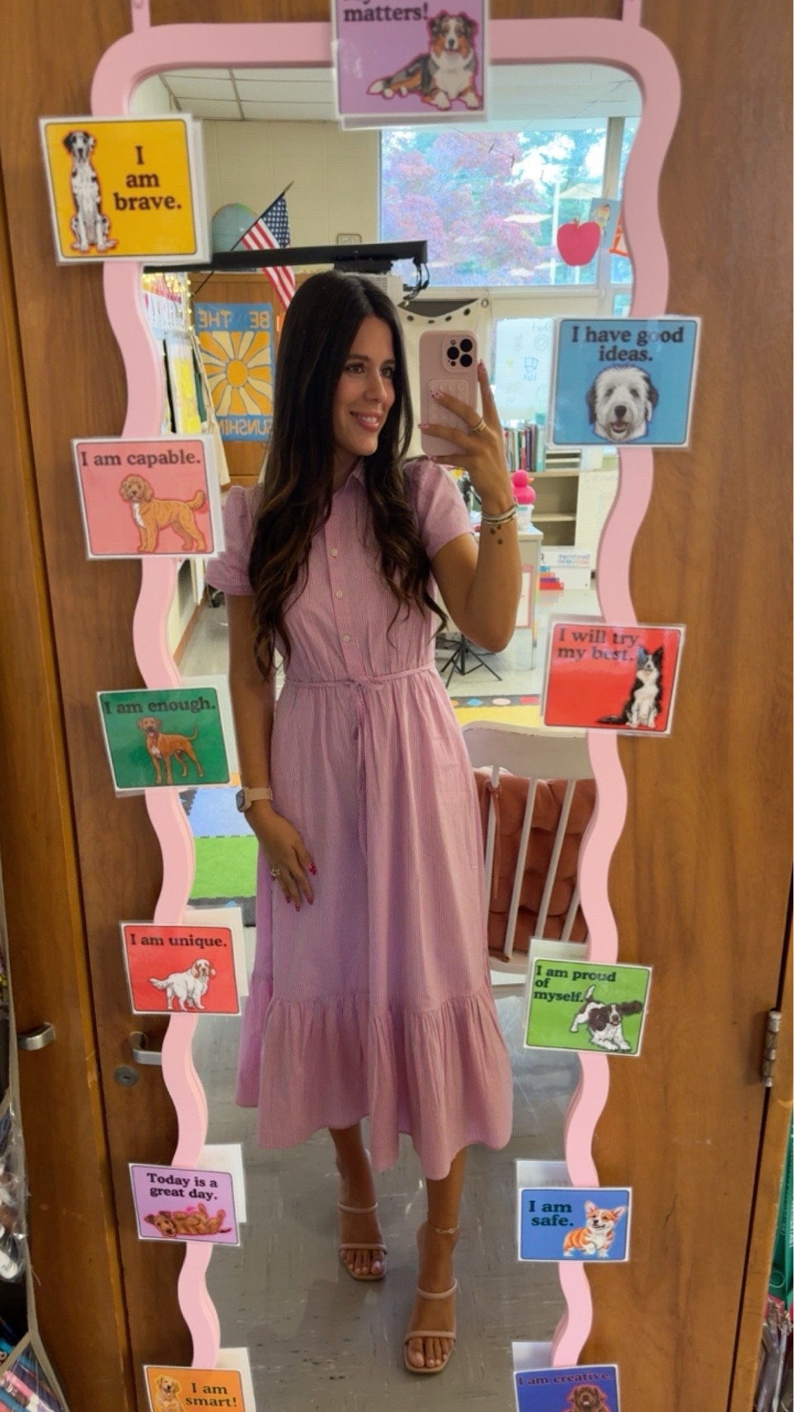 Picture day outfit! Teacher dress & heels!

#LTKootd #LTKgrwm