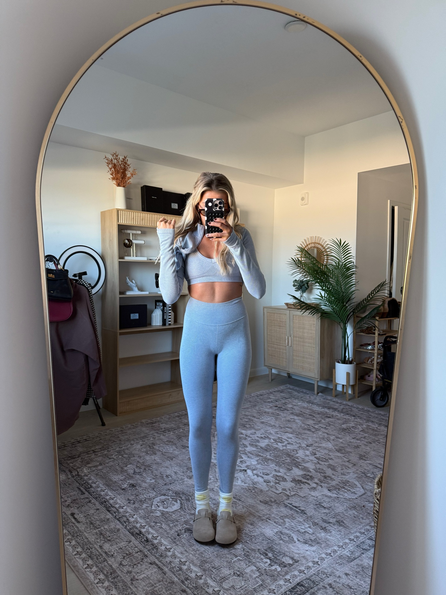 Wearing size small I’m 5’9” 