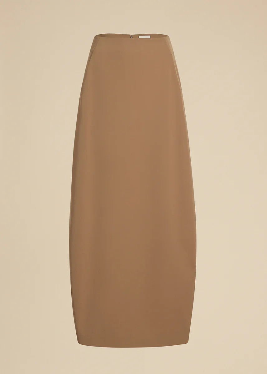 The Lauson Skirt in Khaki | Khaite