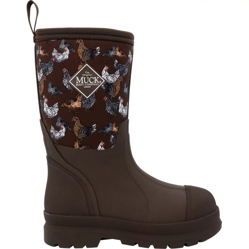 Muck Boot Kids' Chicken Print Chore Classic Boots Brown, 1 - Crocs And Rubber Boots at Academy Sports | Academy Sports + Outdoors