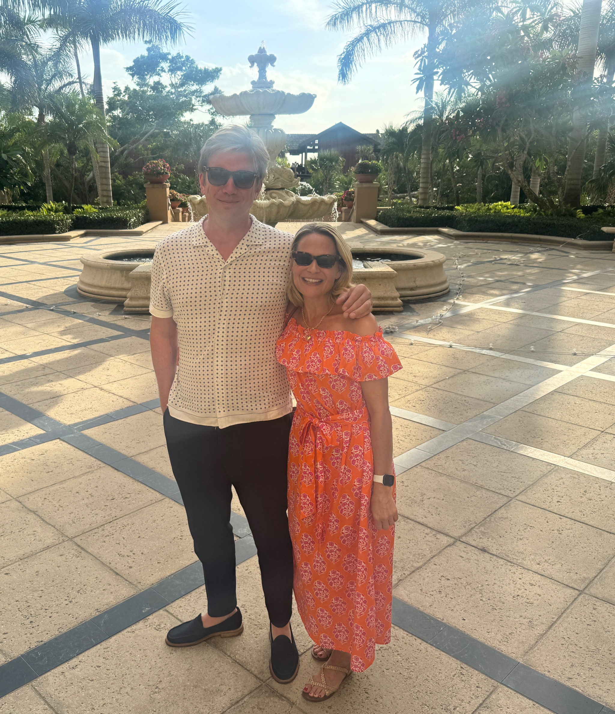 Date night look…

My hubby and I had a rare night off last night and went to our favorite beach bar in Naples, the Gumbo Limbo Tikki bar at the Ritz Carlton hotel.

I wore a colorful off the shoulder printed dress from Pink City Prints with my well loved gold braided flats from Sezane and my Flamenco knot clutch from Loewe. 

I have linked it all in my shop 





#LTKTravel #LTKStyleTip #LTKParties