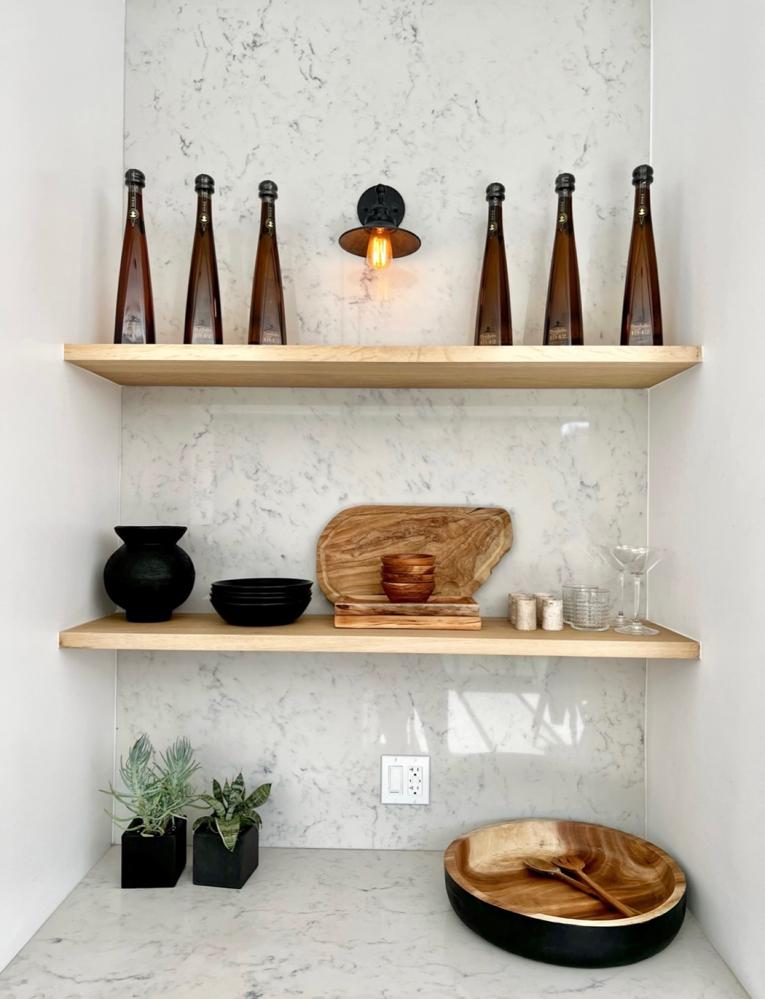 The home bar of your coastal modern dreams

#LTKhome #LTKSeasonal #LTKstyletip