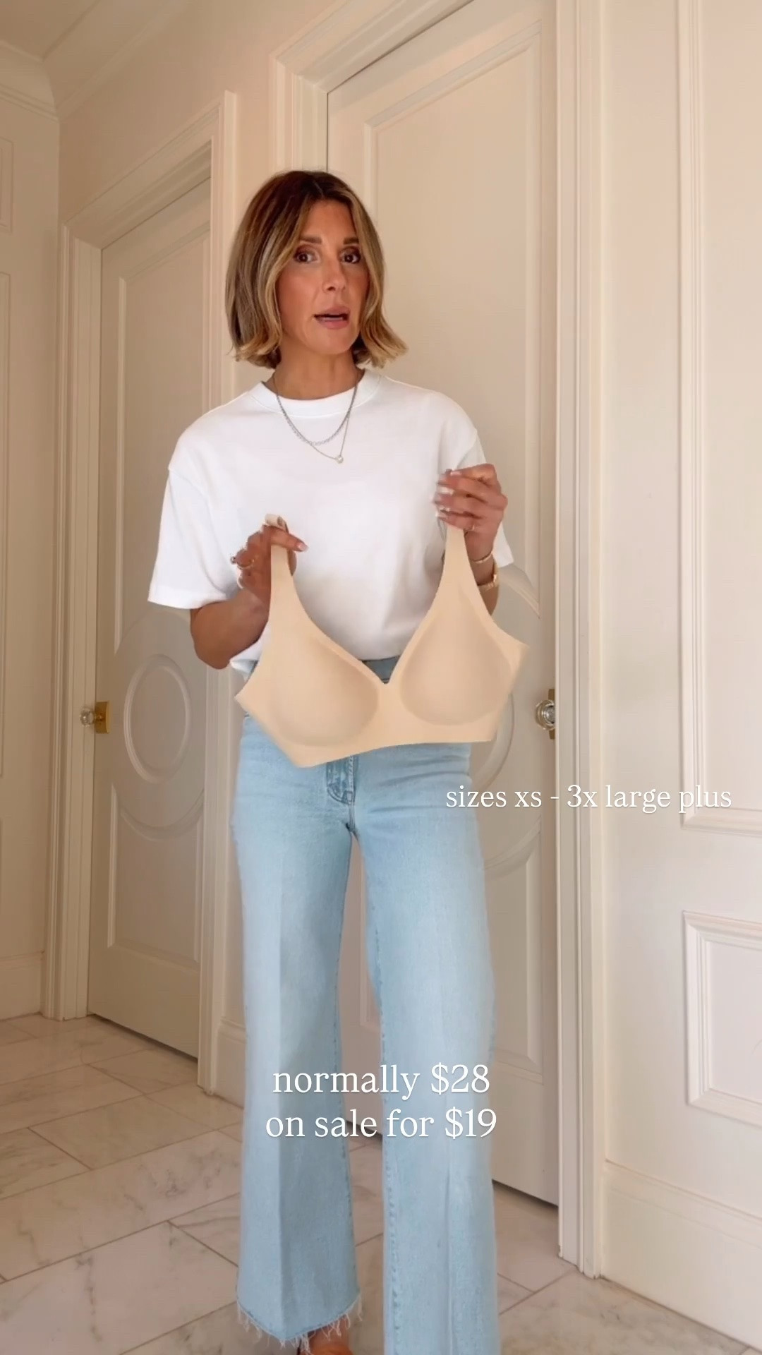 One of my favorite amazon  bras- love the deep v and the seamless fit. @amazon #ad #founditonamazon