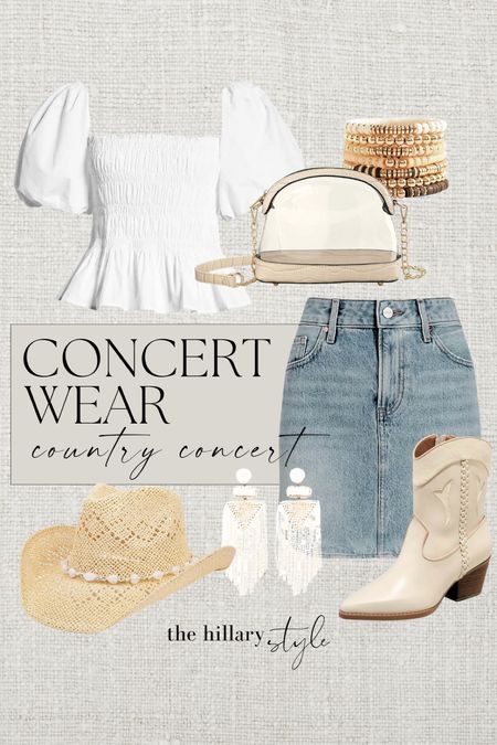 Concert Wear: Country Concert

Country Outfit, Stagecoach Outfit, Cowboy Boots, Nashville Outfit, Cowboy Hat, Summer Hat, Jean Skirt, Amazon, Found It on Amazon, Amazon Fashion, Amazon Finds, Clear Bag, Clear Bag Concert, Taylor Swift Concert, Peplum Top, Bracelet Stack, Summer Outfit, Statement Earrings, Festival Outfit, Blouse

#LTKstyletip #LTKFind #LTKshoecrush