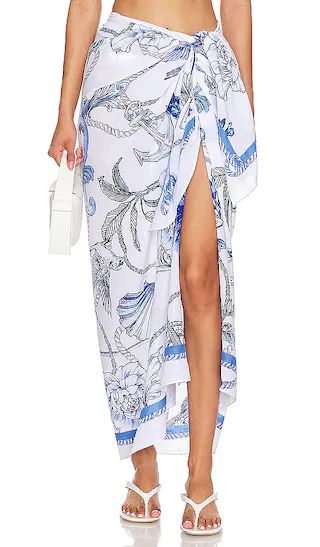 Sarong in White | Revolve Clothing (Global)