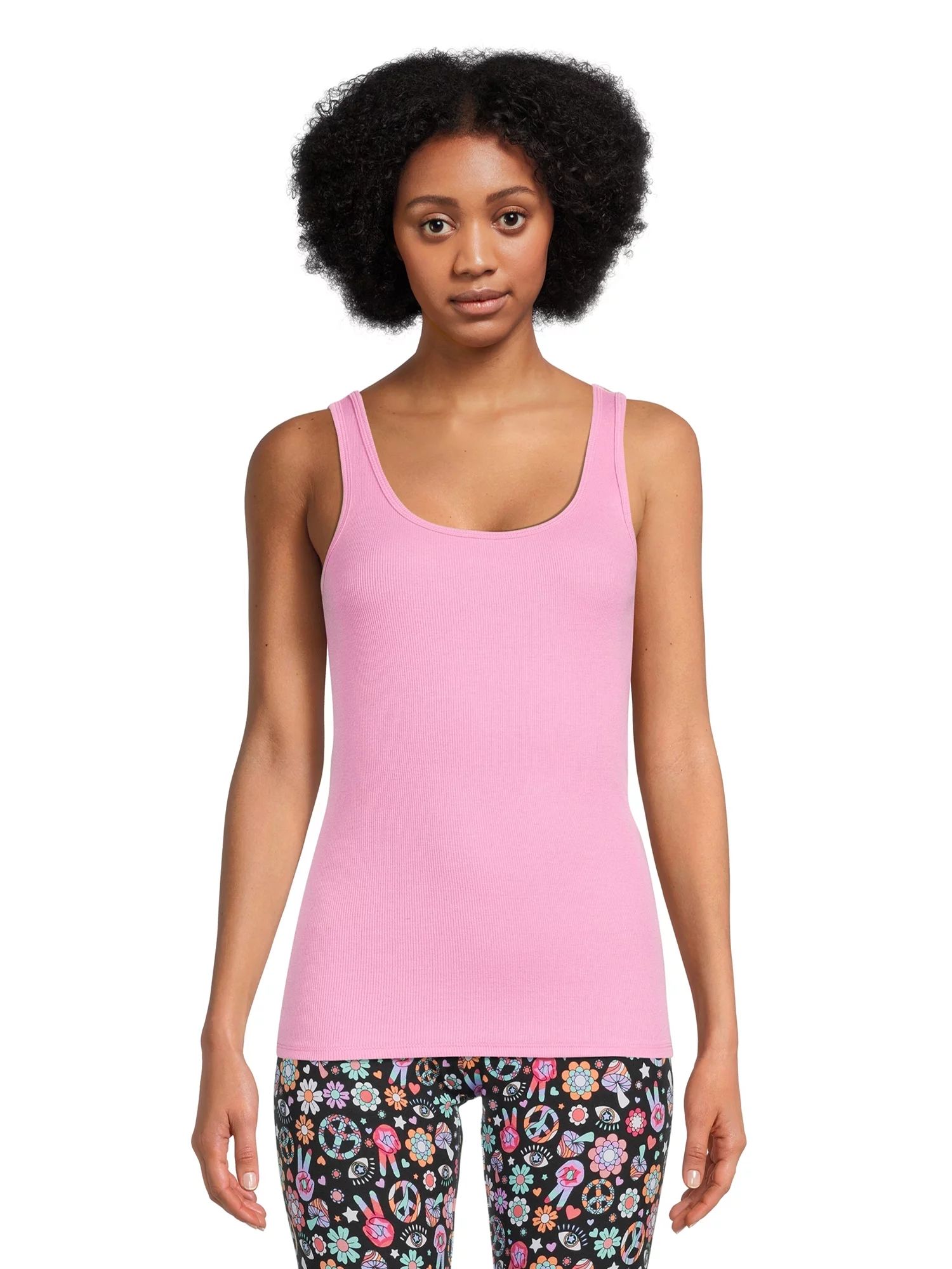 Time and Tru Women's Rib Tank Top | Walmart (US)