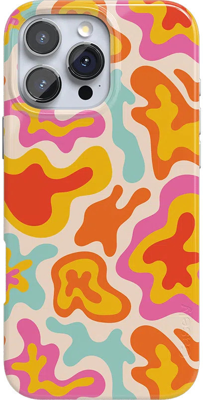 Tropical Color Splash | Abstract Retro Case | CASELY