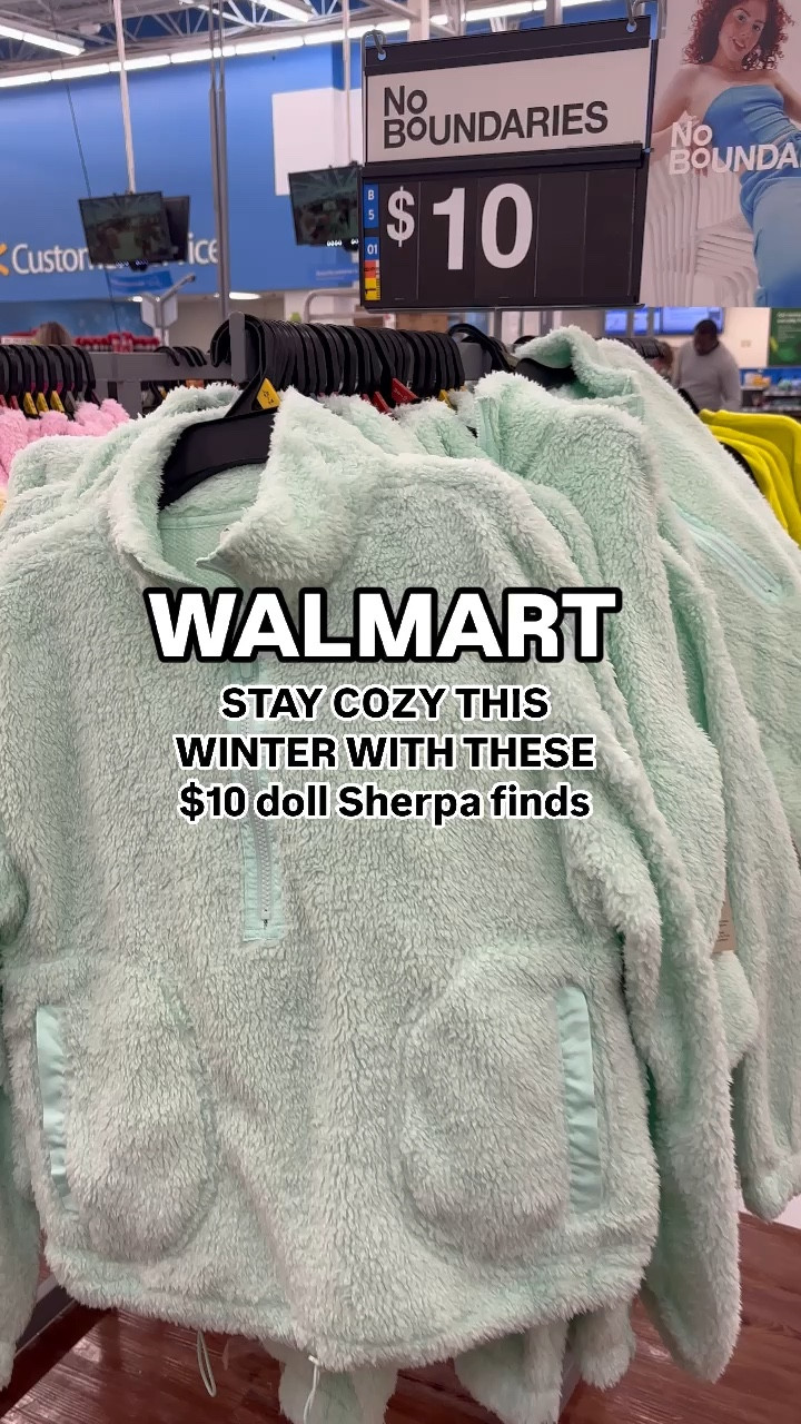 Walmart Sherpa finds to stay cozy this winter! 

#LTKGiftGuide #LTKCyberWeek #LTKMidsize