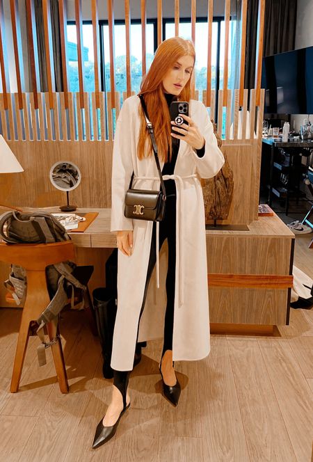 On the last night of the conference I attended in San Francisco I wore this look from last year that is still trending. I only wear this white coat around adults 😂 and it really is beautiful. Everything I am wearing is wardrobe building and a total investment piece. 

#LTKU #LTKtravel #LTKworkwear
