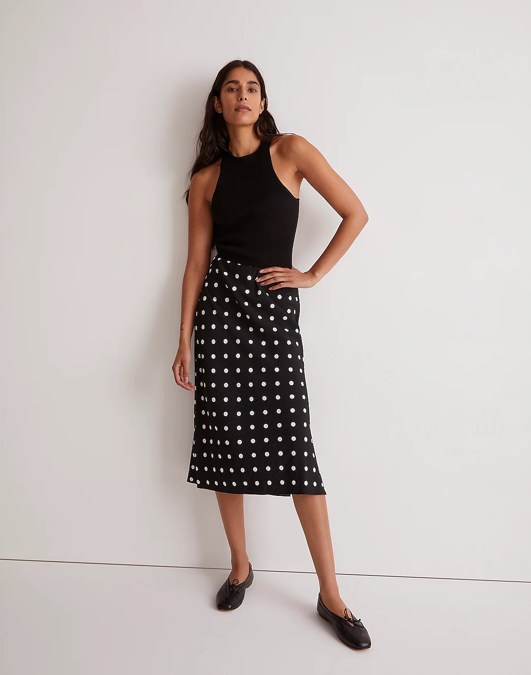 Layton Midi Slip Skirt | Madewell