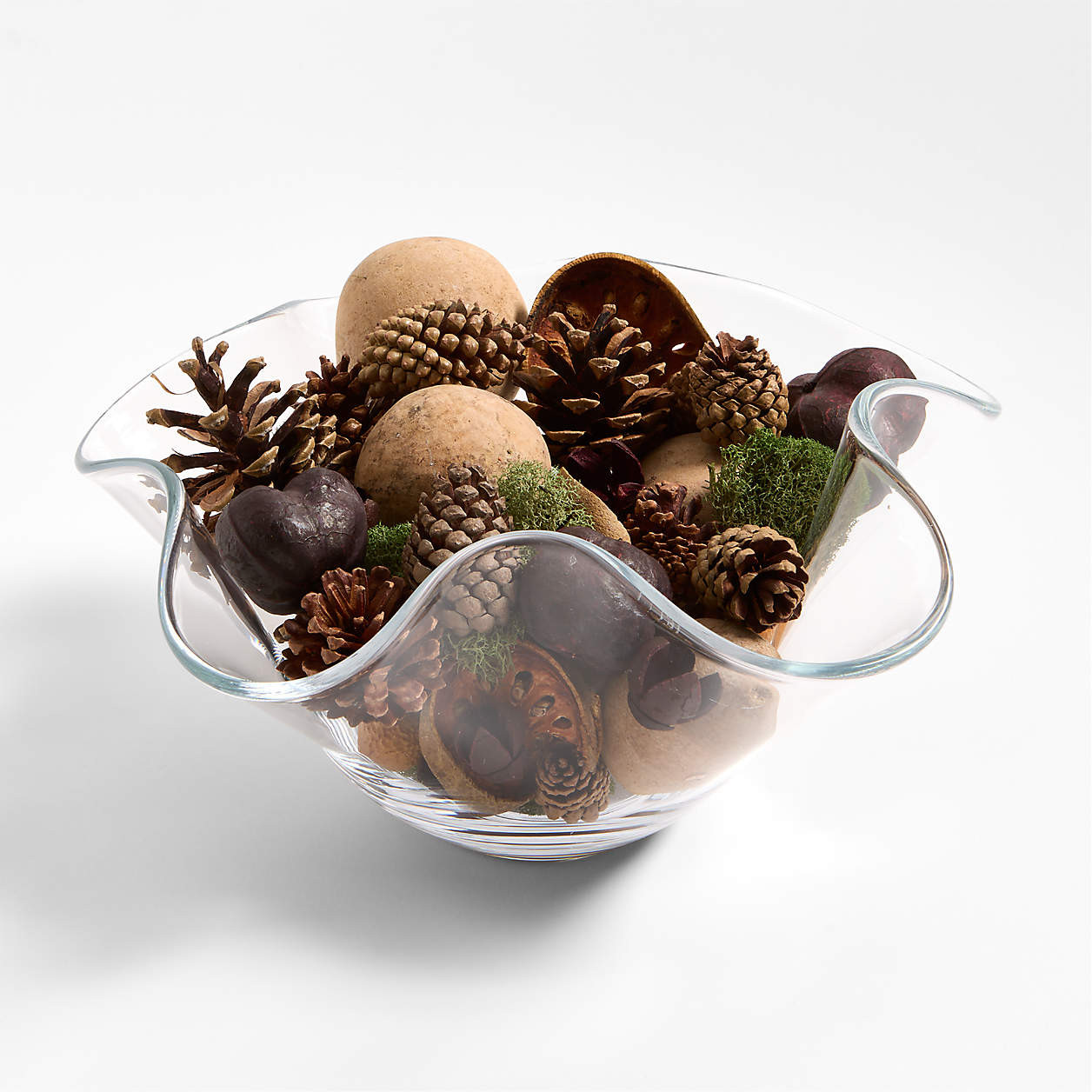 Forest Floor Dried Decorative Bowl Filler | Crate & Barrel | Crate & Barrel