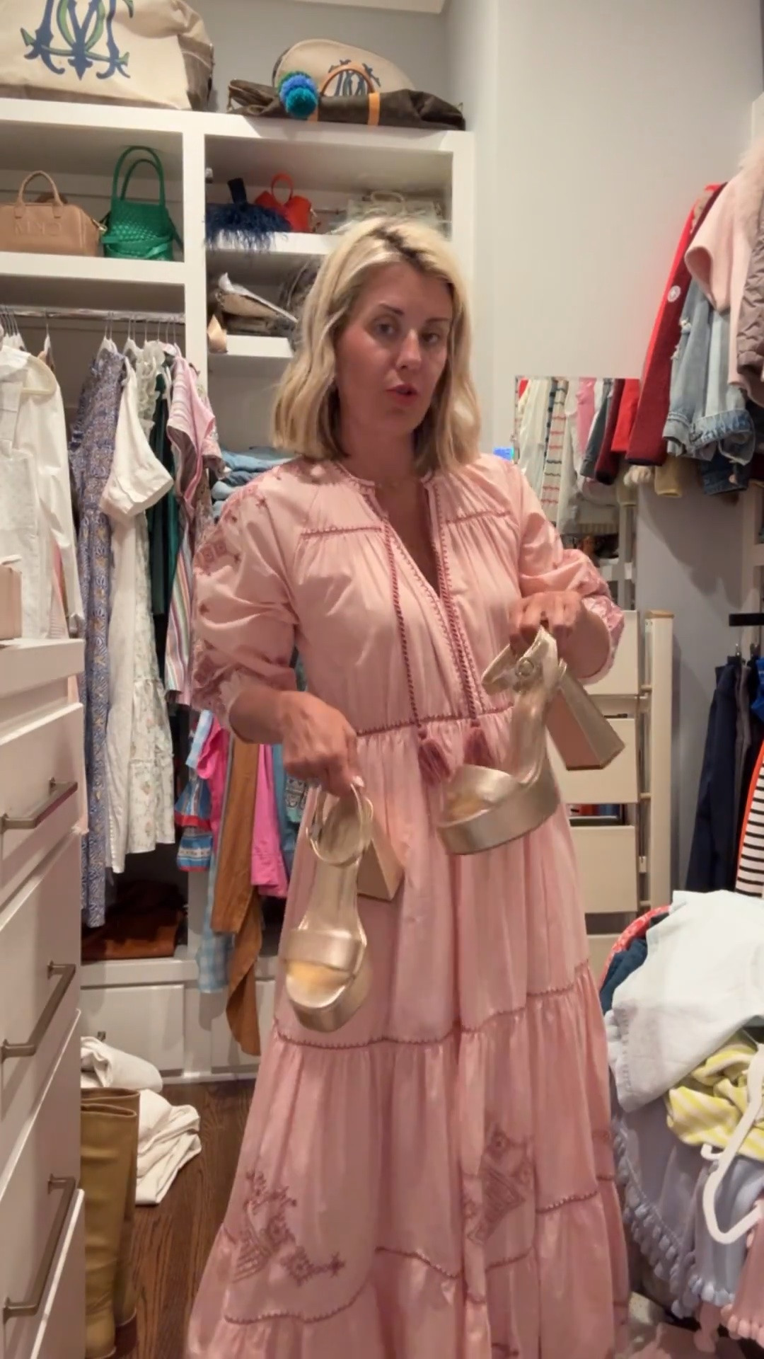 Y’all have seen me in the dress so many times and it’s fabulous! 
Big news…I begged and we just got a Mersea code!!! *Use Catherine15 for 15% off. 
I’ll walk you through some of my recent favorites!
Sizing: 
Jolie Tank & Maxi Skirt - xs
Catalina Sweaters - one size 
Amelia Tee - one size petite 
Pink Jeans - 25
Mini Murphy Jeans - 26
Bessie Jeans - 25
Catalina Tees - one size 
Yellow Edie Dress - small 
Pink & Stripe Dresses - xs

#LTKdayinmylife #LTKmomlife #LTKOver40