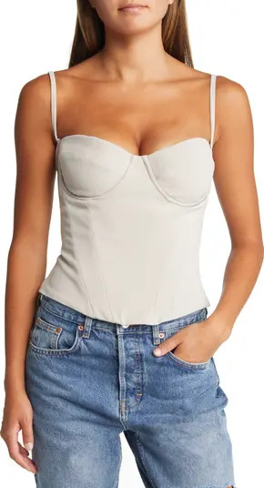 Shanna Crepe Corset Top | Nordstrom