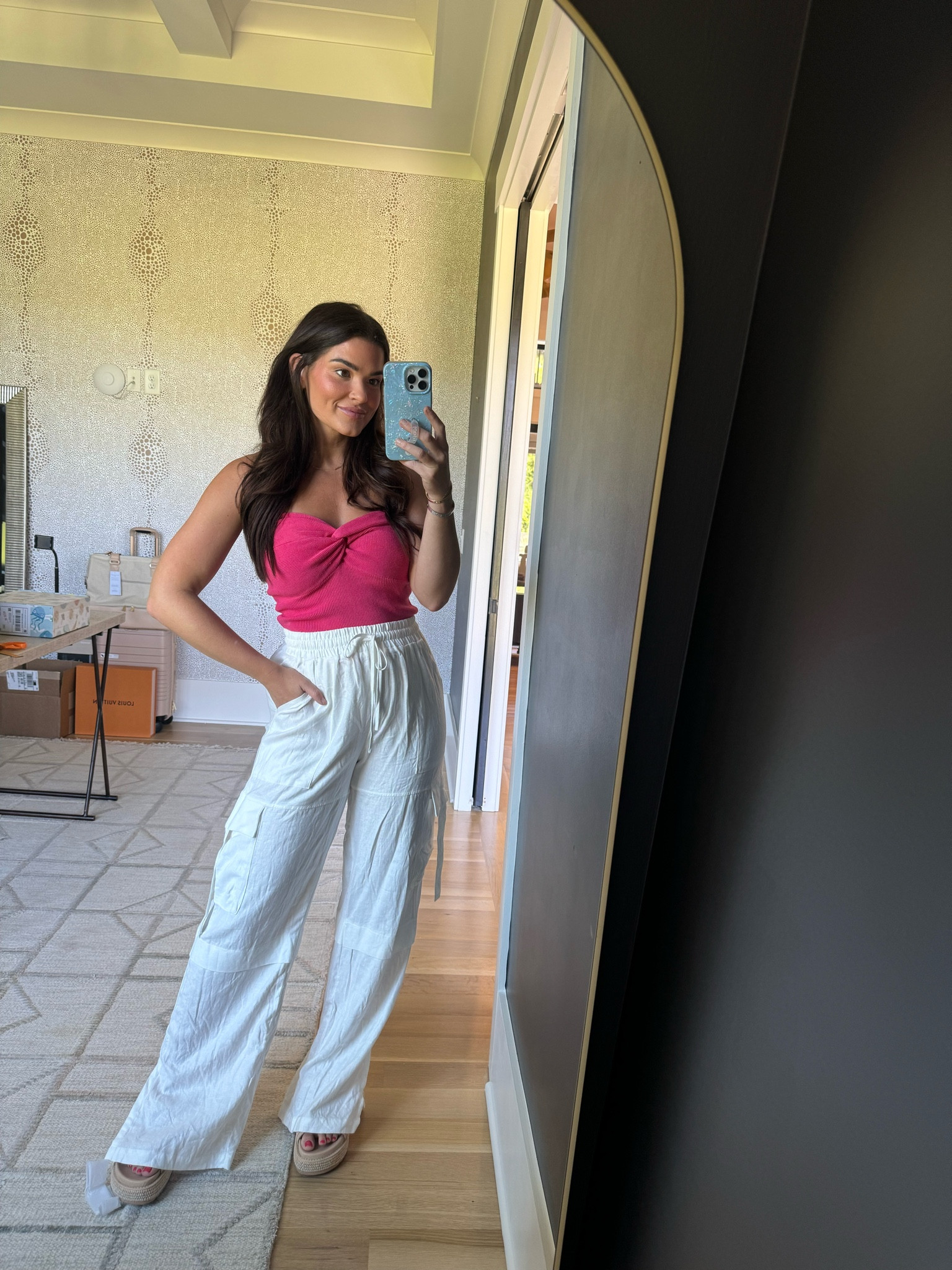 This strapless top comes in a variety of colors!