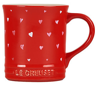 Le Creuset 14 oz L'Amour Valentine's Day Mug | QVC