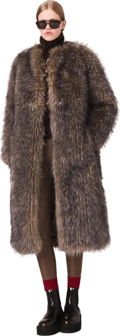 Long faux fur coat | Nordstrom