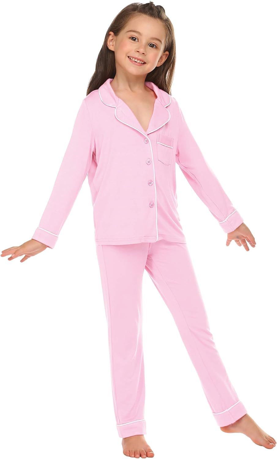 Luxilooks Kid Boys Girls Pajamas Soft Cotton Sleepwear Set Short/Long Sleeve Sleep Shirt & Shorts... | Amazon (US)