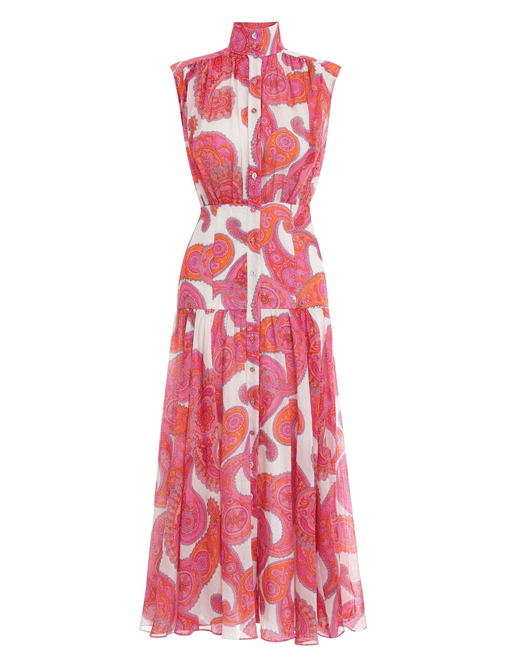 Peggy Sleeveless Shirt Dress | ZIMMERMANN (APAC)