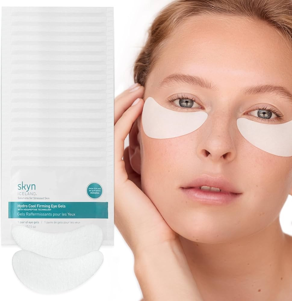 Skyn ICELAND Hydro Cool Firming Eye Patches with Peptides and Coenzyme Q10 | Amazon (US)